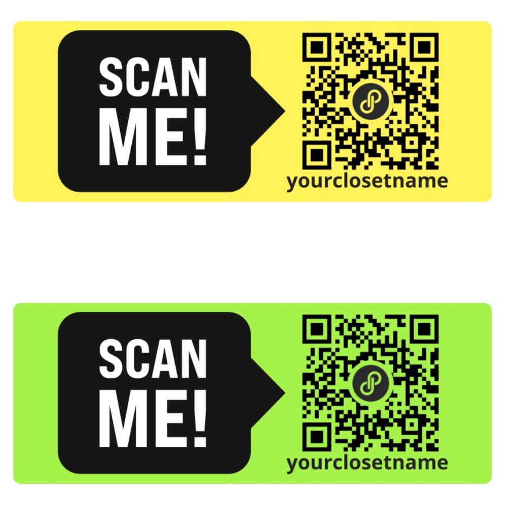 180 Multicolors Sticker Labels MATTE PAPER QR CODE - Picture 3 of 4